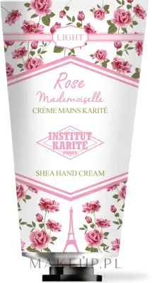 Крем для рук Institut Karite Rose Mademoiselle Light Shea с маслом ши лёгкий 30 мл