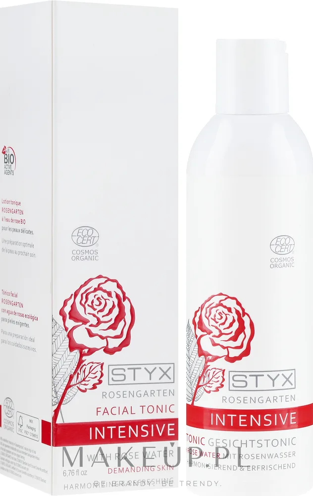 Освежающий тоник Styx Naturcosmetic Rose Garden с розовой водой и маслом розы, 200 мл
