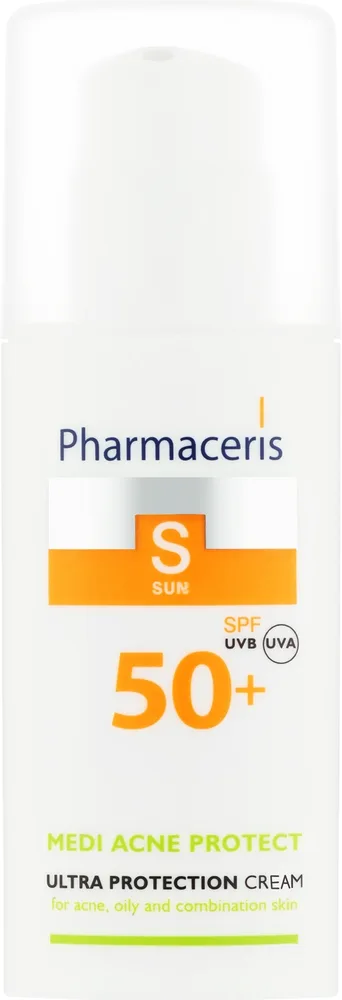 Крем для лица солнцезащитный Pharmaceris S Medi Acne Protect SPF50 для проблемной кожи 50 мл