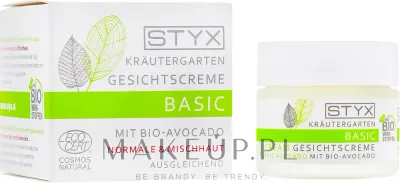 Крем для лица Styx Naturcosmetic Basic с маслом авокадо для нормальной и комбинированной кожи 50 мл