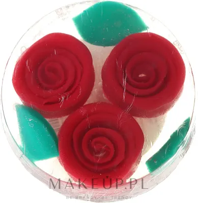 Глицериновое мыло Bulgarian Rose Rosa Fantasy красная роза, 100 г