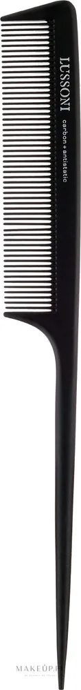 Карбоновая расчёска-хвостик для волос Lussoni LTC 202 Tail Comb