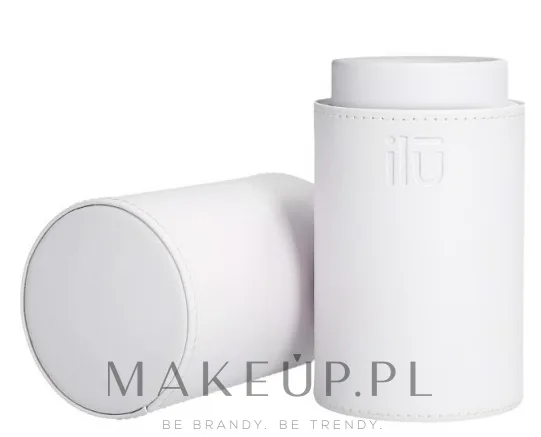 Тубус для кистей Ilu White Brush Tube 22,5х7 см, белый, до 18 кистей