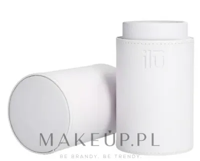 Тубус для кистей Ilu White Brush Tube 22,5х7 см, белый, до 18 кистей
