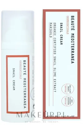 Крем для лица Beaute Mediterranea Snail с муцином улитки для зрелой кожи 50 мл