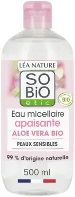 So'Bio Etic Hydra Aloe Vera мицеллярная вода успокаивающая 3-в-1 для чувствительной кожи 500 мл