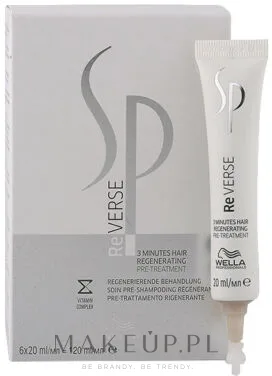 3-минутное восстанавливающее серум для волос Wella SP ReVerse 3 Minutes Hair Regenerating, 6 x 20 мл