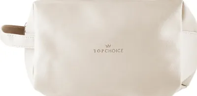 Косметичка Top Choice 96983 кремовая, 225х140 мм