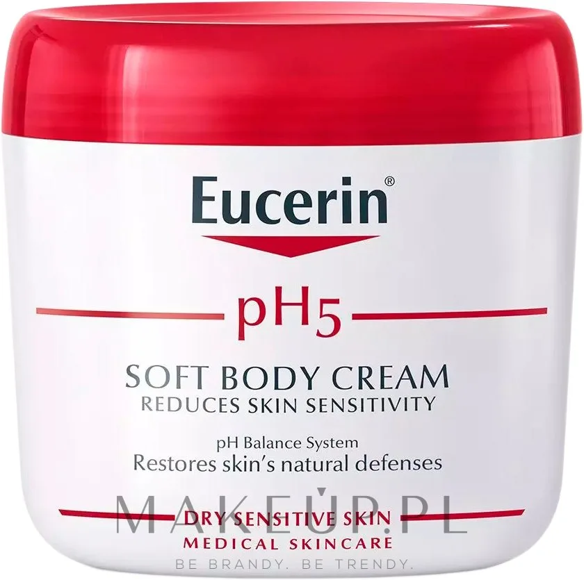Крем для тела Eucerin pH5 Soft Body Cream мягкий увлажняющий с пантенолом 450 мл