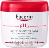 Крем для тела Eucerin pH5 Soft Body Cream мягкий увлажняющий с пантенолом 450 мл — фото 1