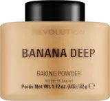 Рассыпчатая банановая пудра для бейкинга Makeup Revolution Banana Deep Baking Powder, 32 г — фото 1