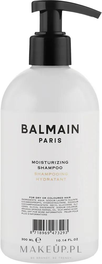 Шампунь Balmain Paris Hair Couture Moisturising увлажняющий с арганой и протеинами шёлка, 300 мл
