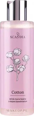 Гель для умывания лица Scandia Cosmetics Cotton Gel с маслом семян хлопка, 200 мл