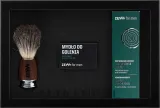 Набор для бритья Zew For Men мыло бальзам и помазок с углем и маслом ши 85+80 мл — фото 1