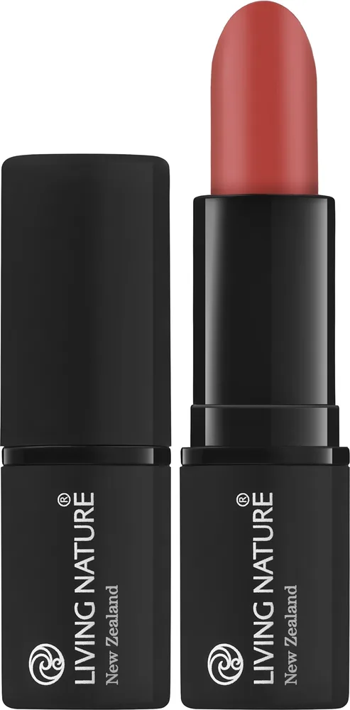 Помада для губ Living Nature Lipstick натуральная, оттенок Coral Sea