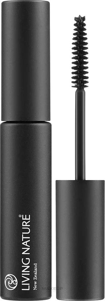 Тушь для ресниц Living Nature Thickening натуральная объём, оттенок Jet Black