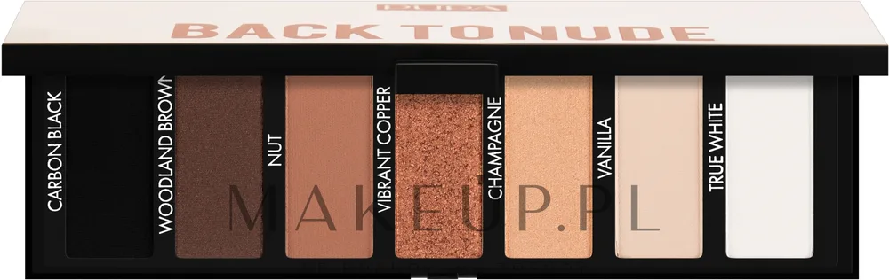 Палетка теней для век Pupa Make Up Stories 7 оттенков, оттенок Back To Nude
