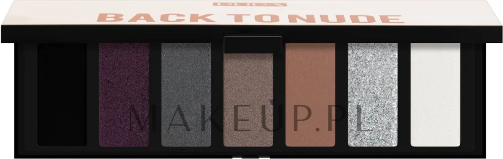 Палетка теней для век Pupa Make Up Stories 7 оттенков, оттенок Smokey Vibes