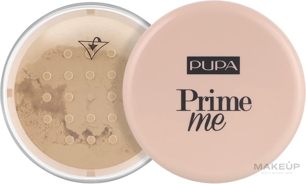 Рассыпчатая пудра для лица Pupa Prime Me, 4.5 г
