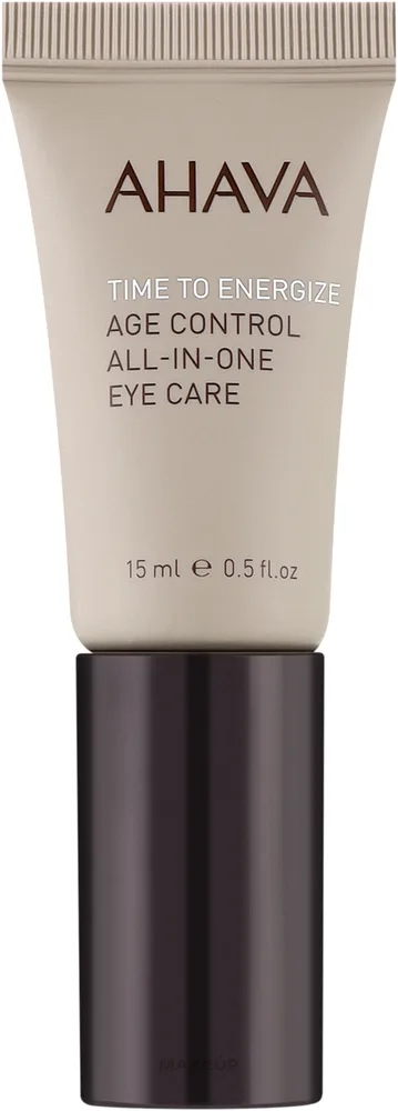 Крем для кожи вокруг глаз Ahava Time To Energize Age Control All In One Eye Care для мужчин, с минералами Мёртвого моря, 15 мл