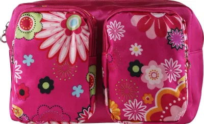 Косметичка Top Choice Flower Kuferek 92732 из полиэстера, розовая