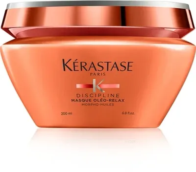 Маска для волос Kérastase Oléo-Relax против пушистости, разглаживающая, кокосовое масло и масло дикой розы, термозащита, 200 мл