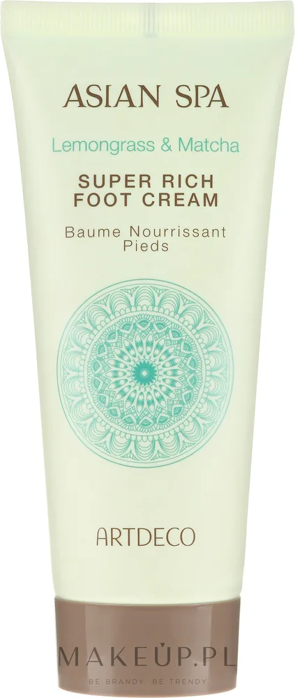 Крем для ног Artdeco Asian Spa Super Rich Foot Cream насыщенный, с маслом ши и мочевиной, 100 мл