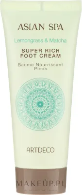 Крем для ног Artdeco Asian Spa Super Rich Foot Cream насыщенный, с маслом ши и мочевиной, 100 мл