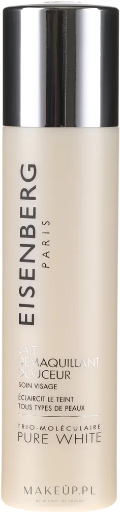 Eisenberg Paris Pure White нежное молочко для снятия макияжа с витамином C арбутином и маргариткой 200 мл