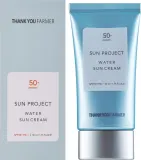 Крем для лица солнцезащитный Thank You Farmer Sun Project Water SPF50+ PA+++ с алоэ 50 мл — фото 2