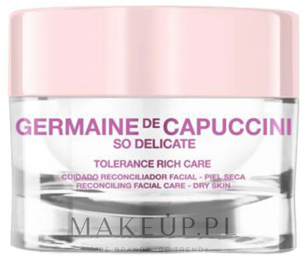Крем для лица Germaine de Capuccini So Delicate Tolerance насыщенный успокаивающий для сухой и чувствительной кожи 50 мл