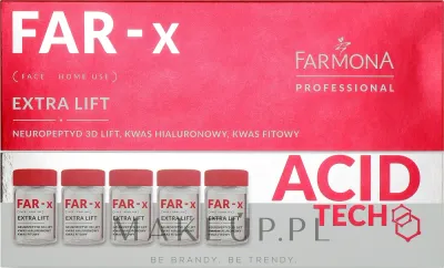 Сыворотка для лица Farmona Professional Acid Tech подтягивающая лифтинг-ампулы с пептидом и гиалуроновой кислотой 5х5 мл