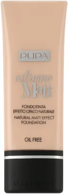 Тональный флюид Pupa Extreme Matt Fluid Foundation матирующий SPF 10, 30 мл