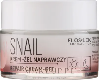 Крем-гель для лица Floslek Skin Care Expert All In One с муцином улитки восстанавливающий 50 мл