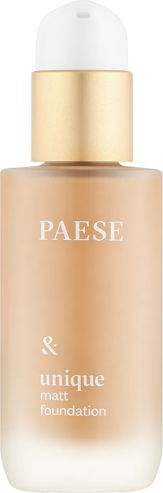 Тональная основа Paese Unique Matt Foundation матирующая, 30 мл, оттенок 608C - Golden Beige