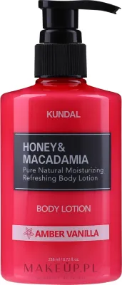 Увлажняюще-освежающий бальзам для тела Амбра и ваниль Kundal Honey & Macadamia Body Lotion Amber Vanilla