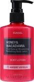 Увлажняюще-освежающий бальзам для тела Амбра и ваниль Kundal Honey & Macadamia Body Lotion Amber Vanilla — фото 1