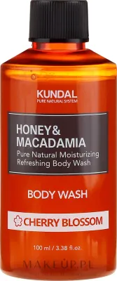 Увлажняющий гель для душа Цветок вишни Kundal Honey & Macadamia Body Wash Cherry Blossom, 500 мл