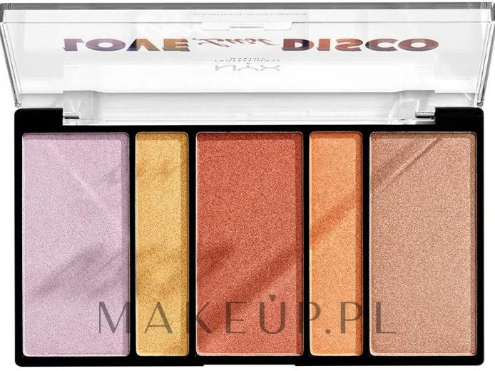 Палетка хайлайтеров для лица NYX Professional Makeup Love Lust Disco