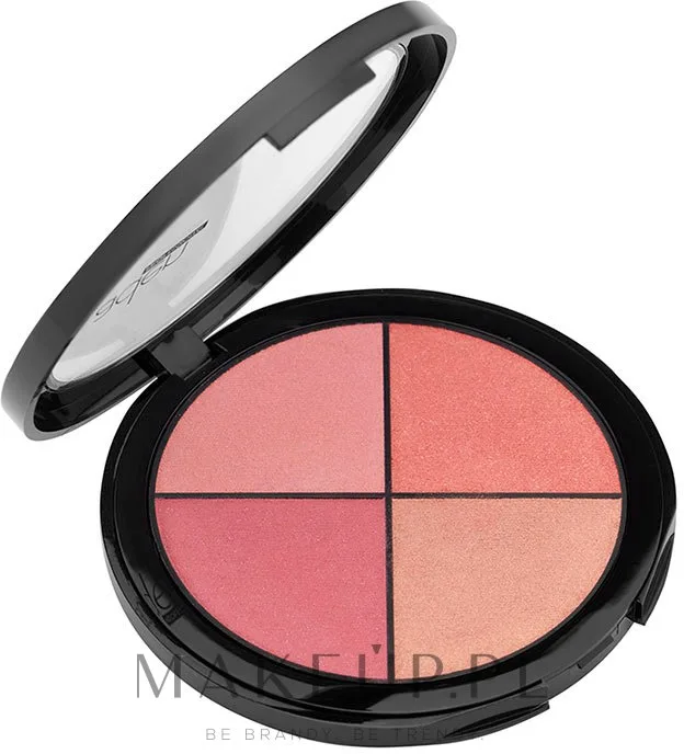 Палетка румян Aden Cosmetics Blusher Palette 4 оттенка