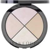 Палетка хайлайтеров для лица Aden Cosmetics Highlighter Palette 4 оттенка — фото 3