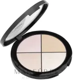 Палетка хайлайтеров для лица Aden Cosmetics Highlighter Palette 4 оттенка — фото 4