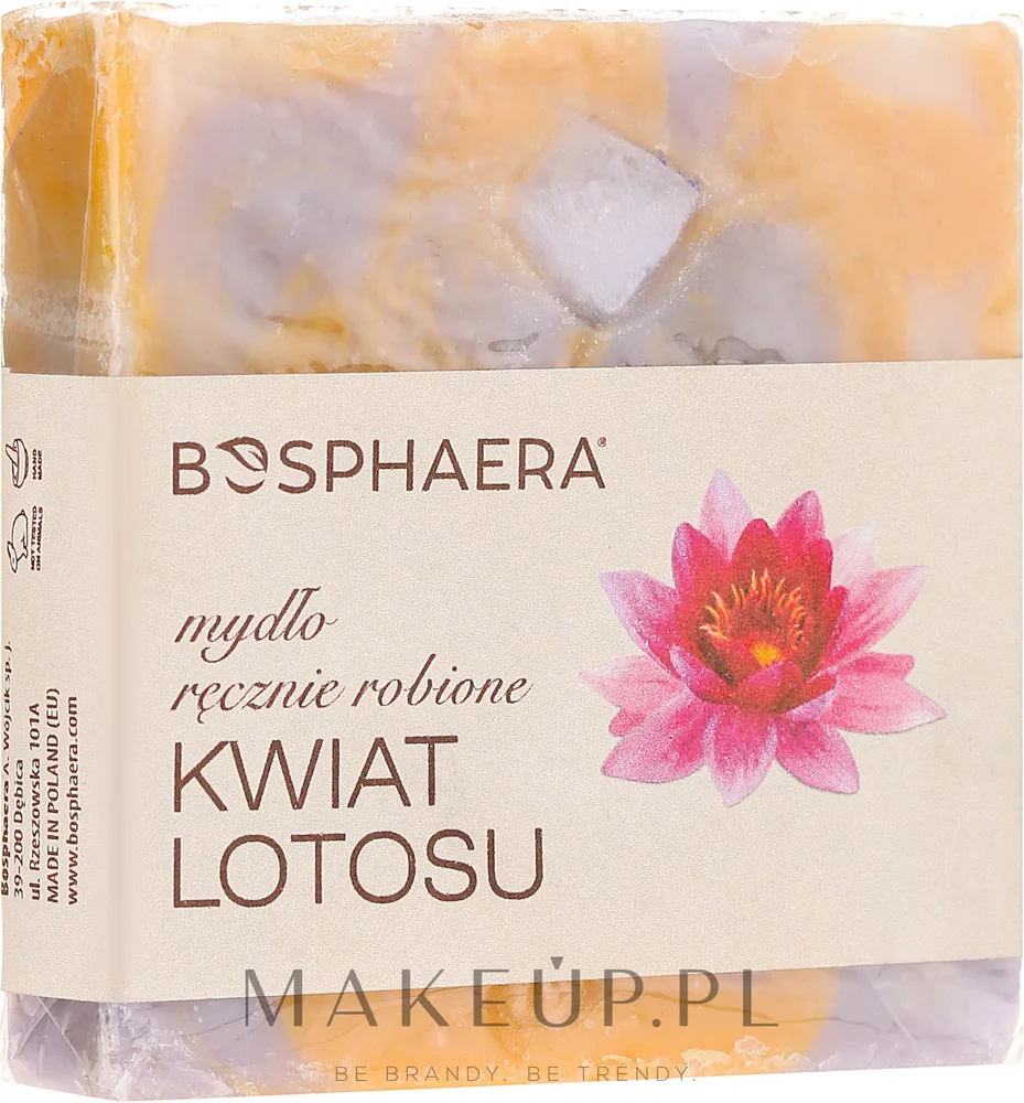 Мыло кусковое ручной работы Bosphaera цветок лотоса, 100 г