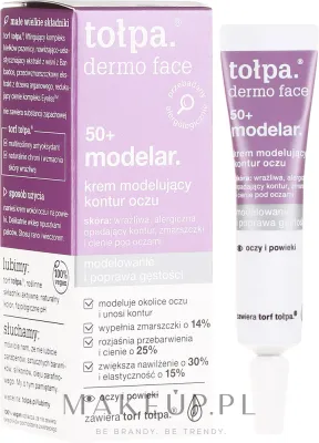 Крем для контура глаз Tolpa Dermo Face 50+ с маслом макадамии и ши для зрелой кожи 10 мл