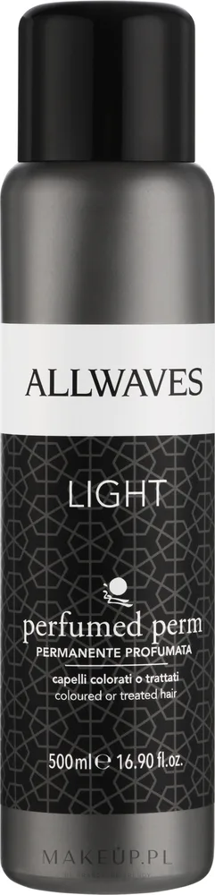 Лосьон для волос Allwaves Permanente Light Profumata для завивки окрашенных волос 500 мл