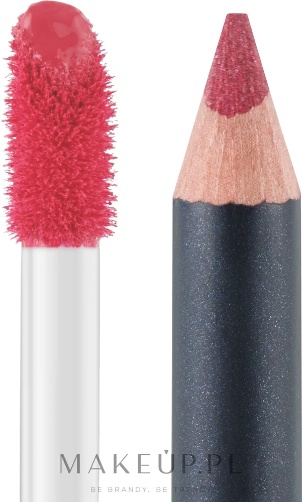 Набор для губ Aden Cosmetics жидкая помада и карандаш с оризанолом 7 мл + 1,14 г, оттенок 917 - Pinky