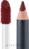 Набор для губ Aden Cosmetics жидкая помада и карандаш с оризанолом 7 мл + 1,14 г, оттенок 23 - Currant — фото 1
