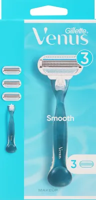 Набор Gillette Venus станок для бритья и три сменные кассеты с алоэ