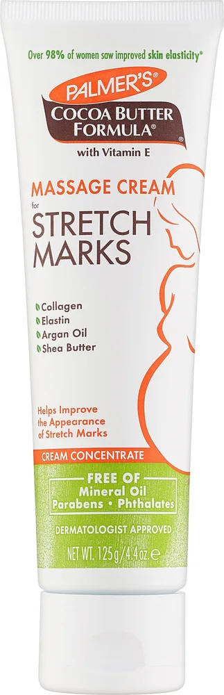 Крем для массажа тела Palmer's Cocoa Butter Formula Massage Cream с маслом какао для кожи склонной к растяжкам 125 г