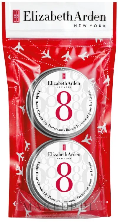 Набор бальзамов для губ Elizabeth Arden Eight Hour защитный крем с ланолином 2x13 мл